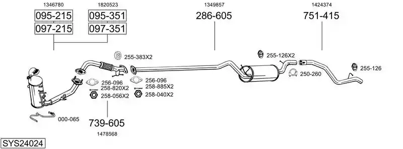 BOSAL SYS24024