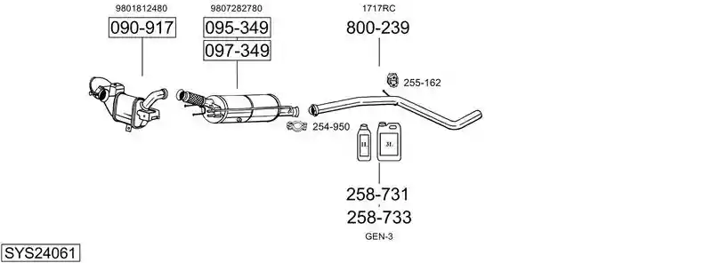 BOSAL SYS24061