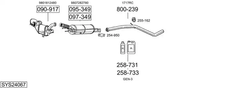 BOSAL SYS24067