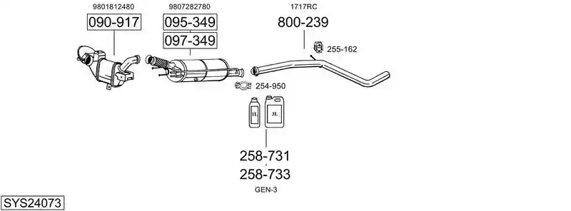 BOSAL SYS24073