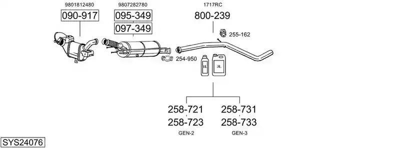 BOSAL SYS24076