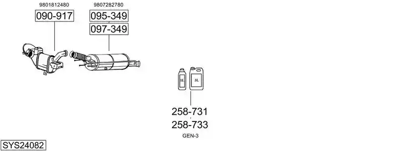 BOSAL SYS24082