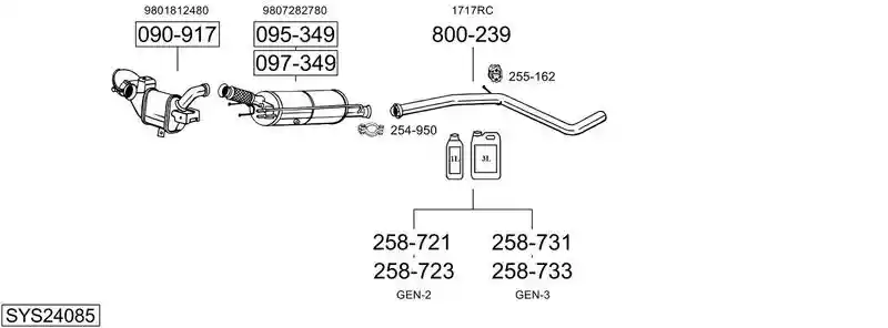 BOSAL SYS24085