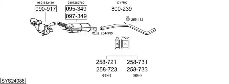 BOSAL SYS24088