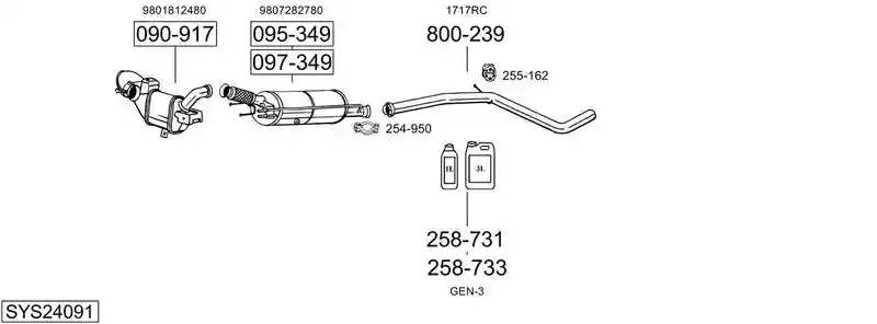 BOSAL SYS24091