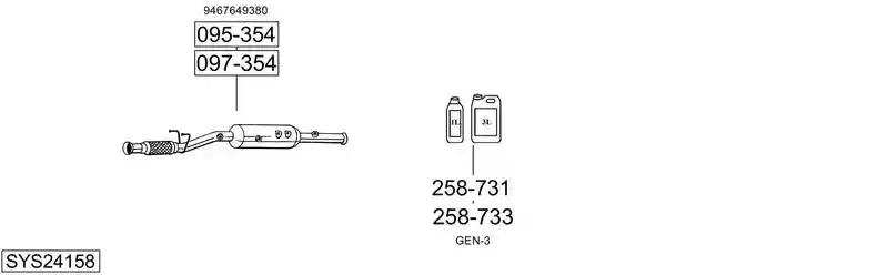 BOSAL SYS24158