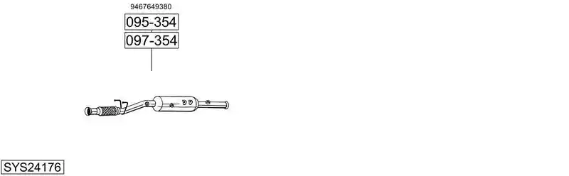 BOSAL SYS24176