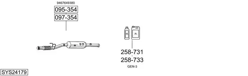 BOSAL SYS24179