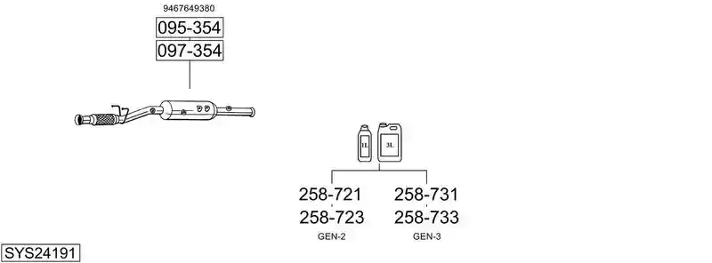 BOSAL SYS24191