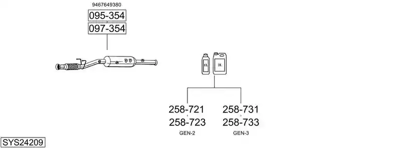 BOSAL SYS24209