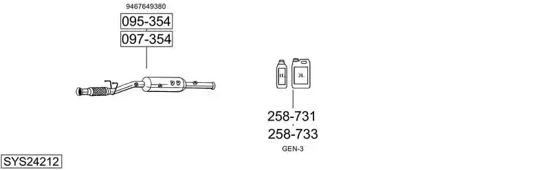BOSAL SYS24212