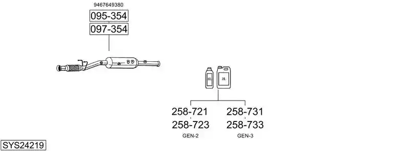 BOSAL SYS24219
