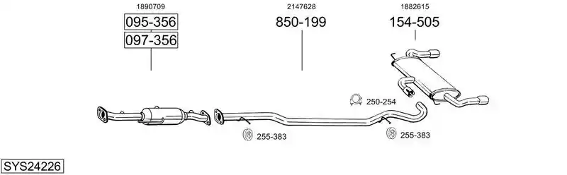 BOSAL SYS24226