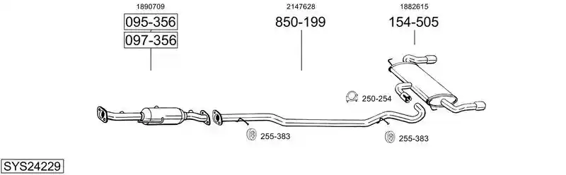 BOSAL SYS24229