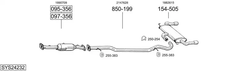 BOSAL SYS24232