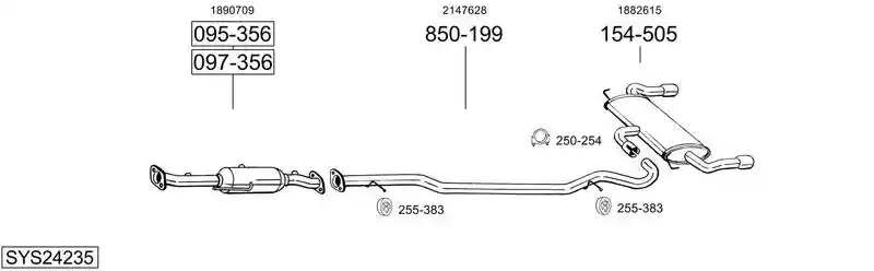 BOSAL SYS24235