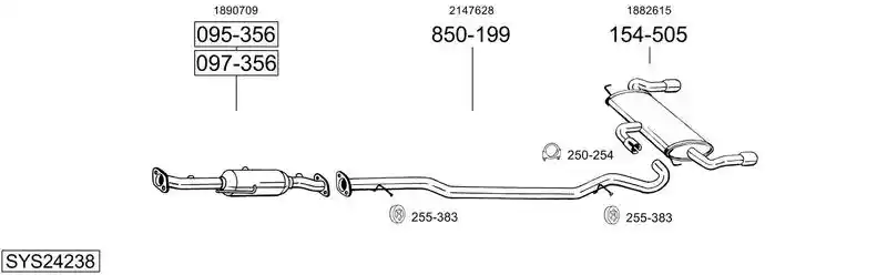BOSAL SYS24238