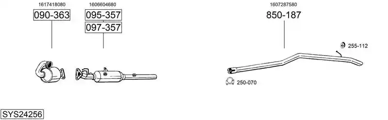 BOSAL SYS24256