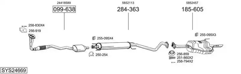 BOSAL SYS24669