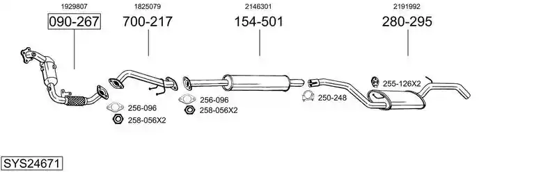 BOSAL SYS24671