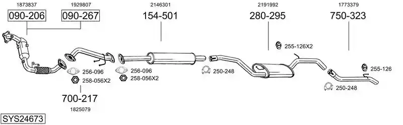 BOSAL SYS24673