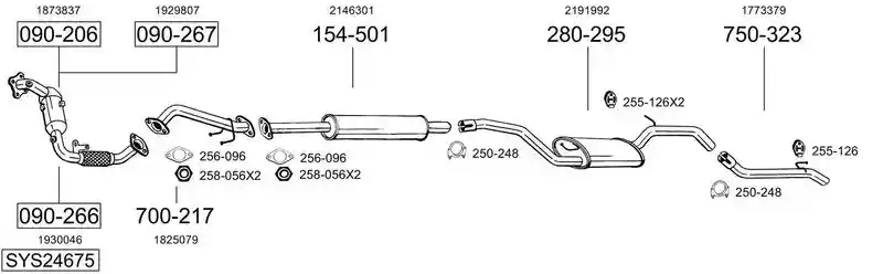 BOSAL SYS24675