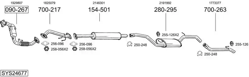 BOSAL SYS24677