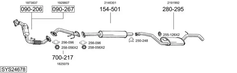 BOSAL SYS24678