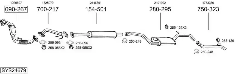 BOSAL SYS24679