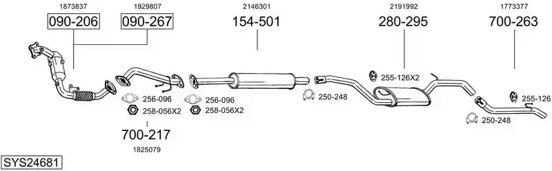 BOSAL SYS24681