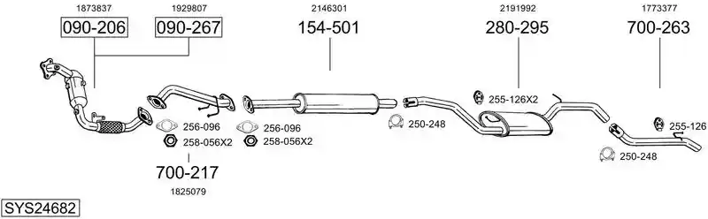 BOSAL SYS24682