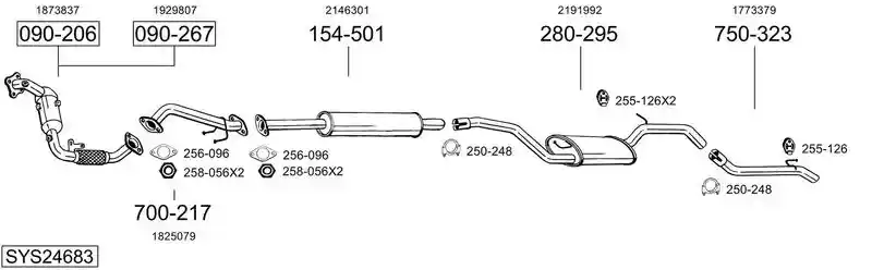 BOSAL SYS24683
