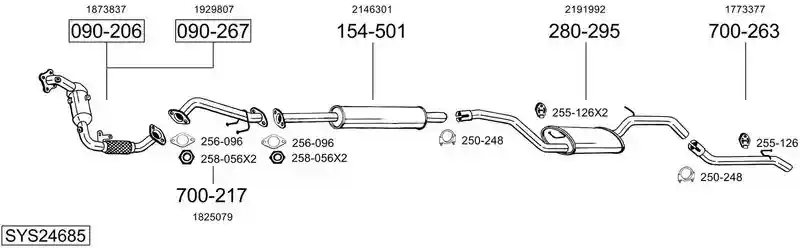 BOSAL SYS24685