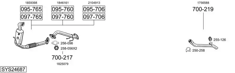 BOSAL SYS24687