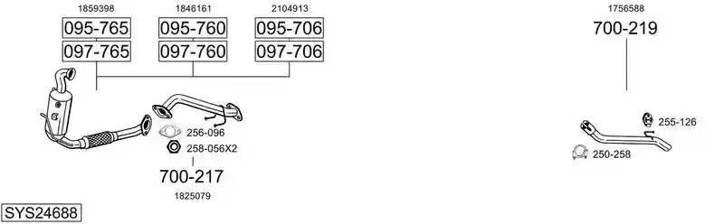 BOSAL SYS24688