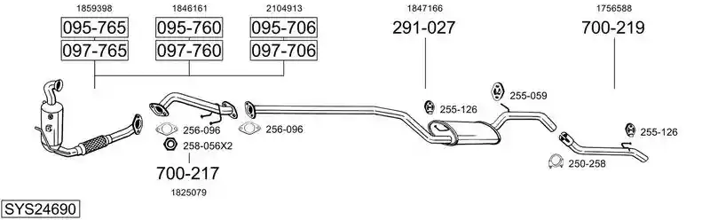 BOSAL SYS24690