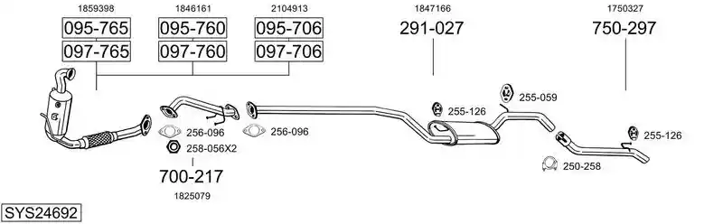 BOSAL SYS24692