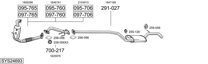 BOSAL SYS24693