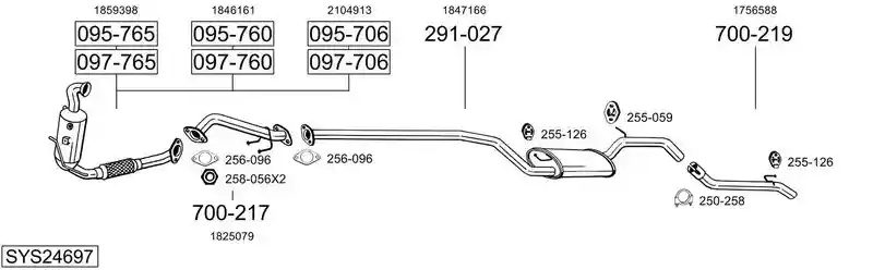 BOSAL SYS24697