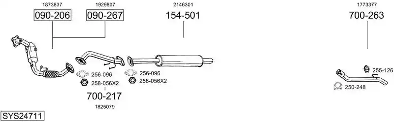BOSAL SYS24711