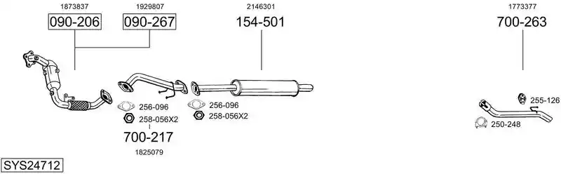 BOSAL SYS24712
