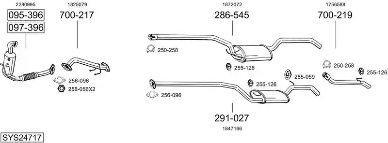 BOSAL SYS24717
