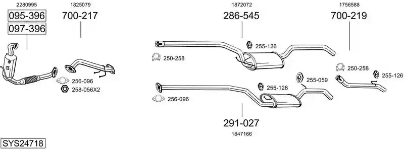 BOSAL SYS24718