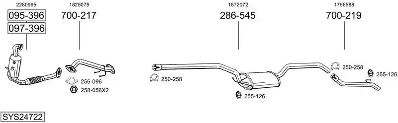 BOSAL SYS24722