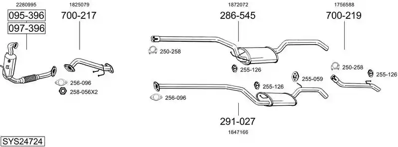 BOSAL SYS24724