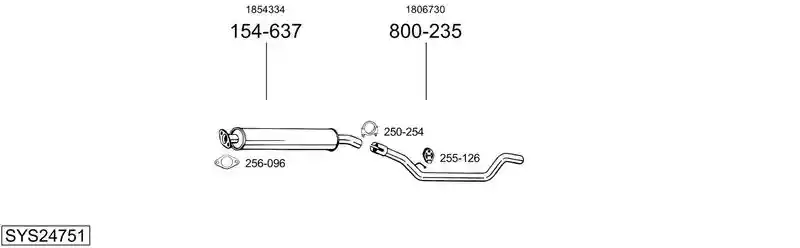 BOSAL SYS24751