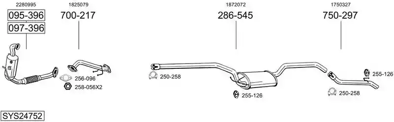BOSAL SYS24752