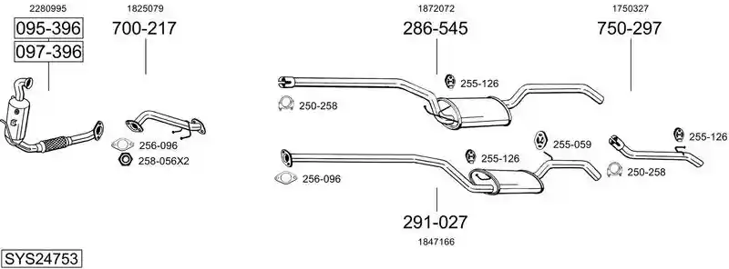 BOSAL SYS24753
