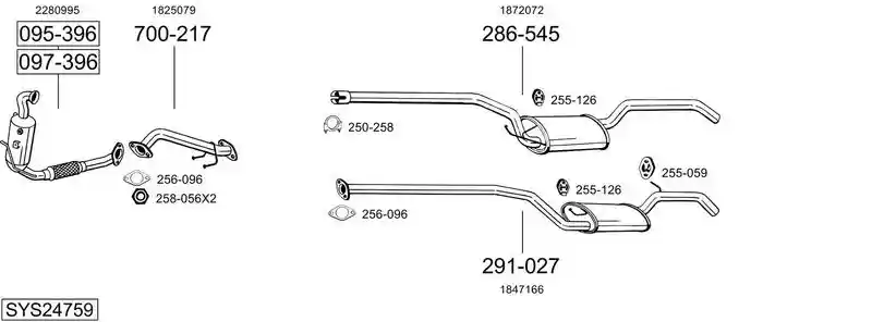 BOSAL SYS24759