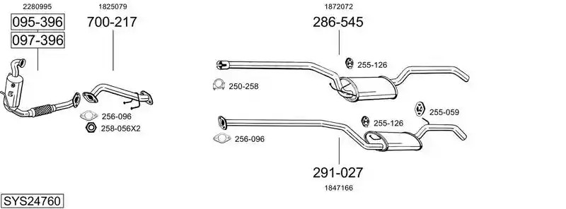 BOSAL SYS24760